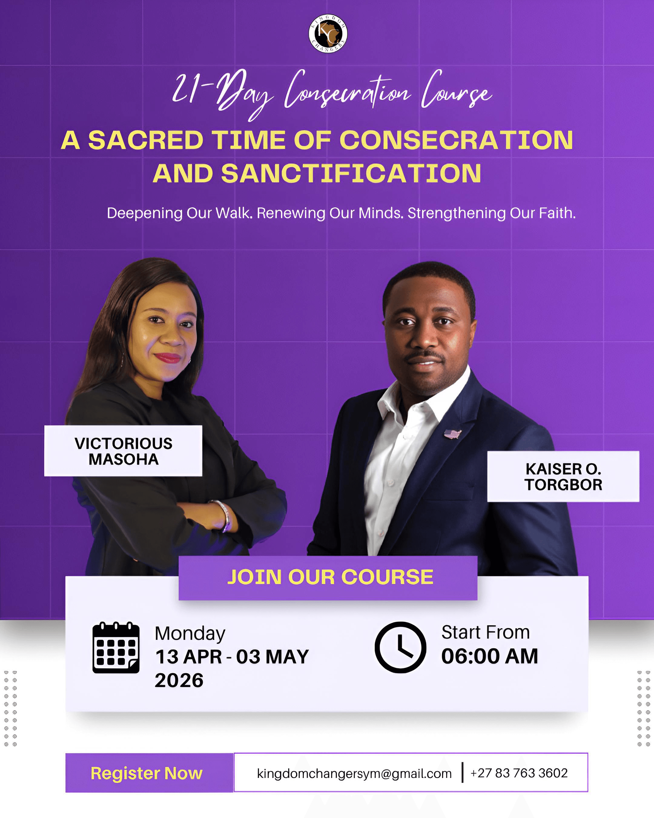 21 Days Consecration